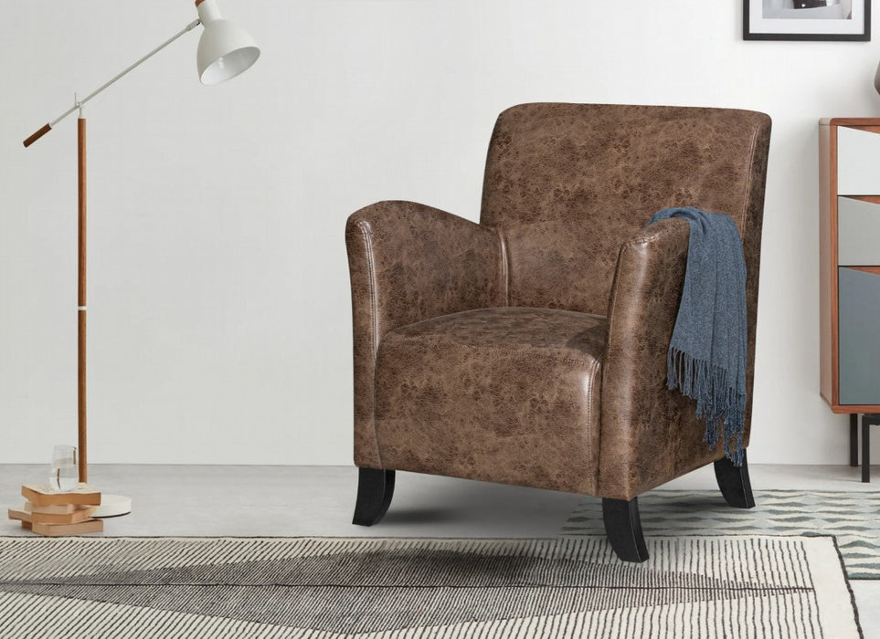 Theodore Chair Tan Faux Leather