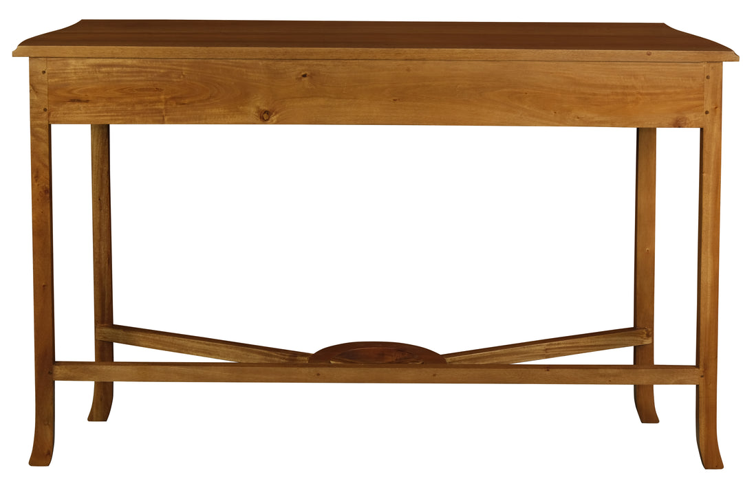 Jepara Carved Hall Table - Large (Light Pecan)