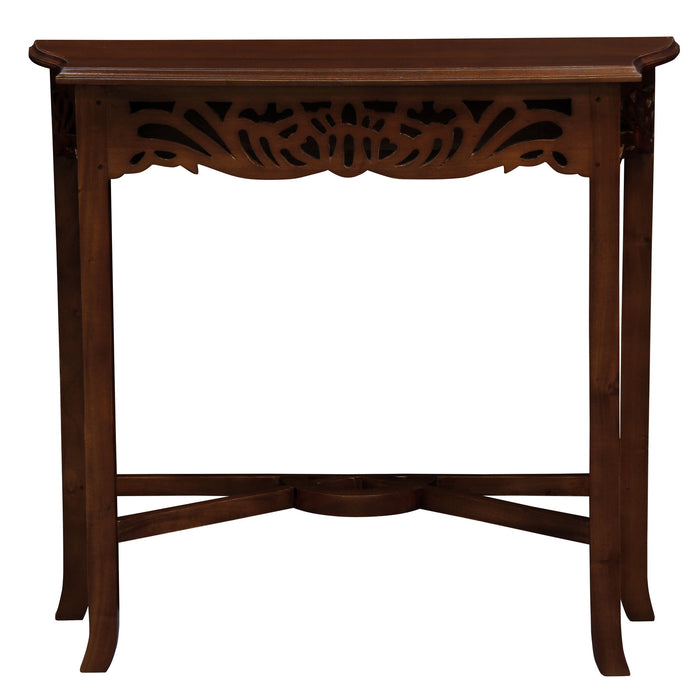 Jepara Carved Hall Table (Mahogany)
