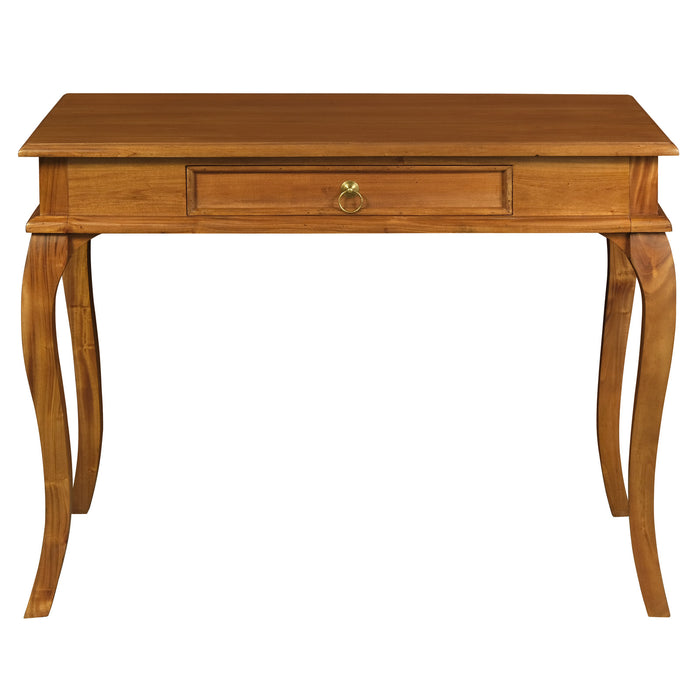 Queen Ann 1 Drawer Sofa Table (Light Pecan)