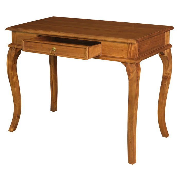 Queen Ann 1 Drawer Sofa Table (Light Pecan)
