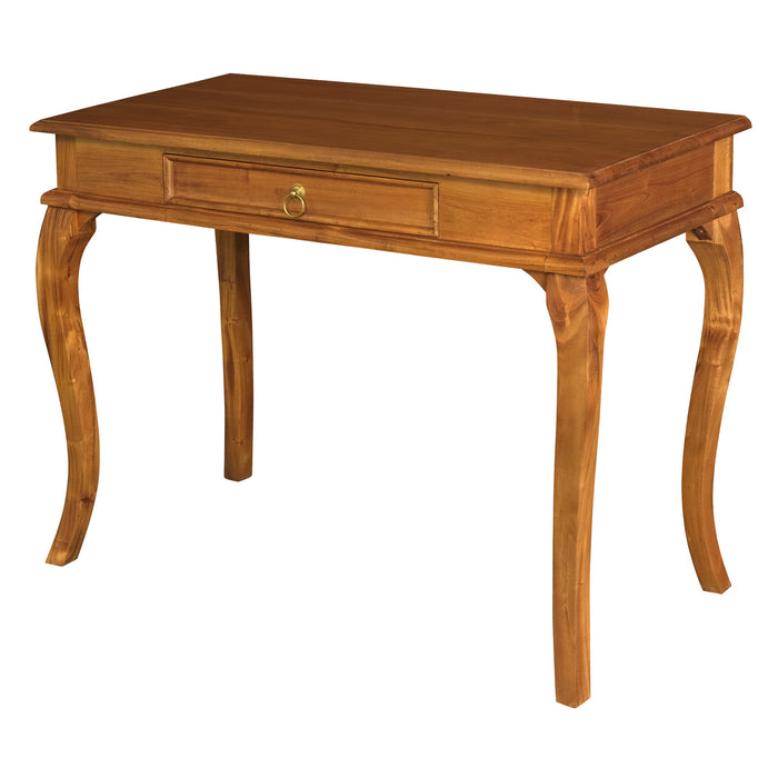 Queen Ann 1 Drawer Sofa Table (Light Pecan)