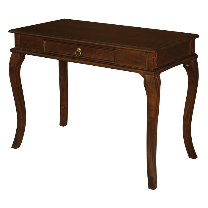 Queen Ann 1 Drawer Sofa Table (Mahogany)