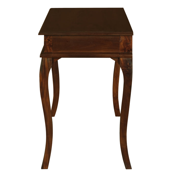 Queen Ann 1 Drawer Sofa Table (Mahogany)