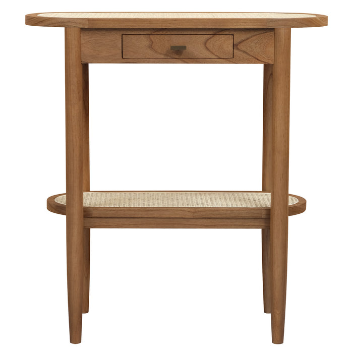 Kelly 1 Drawer Hall Table (Almond)
