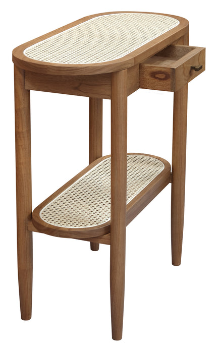 Kelly 1 Drawer Hall Table (Almond)