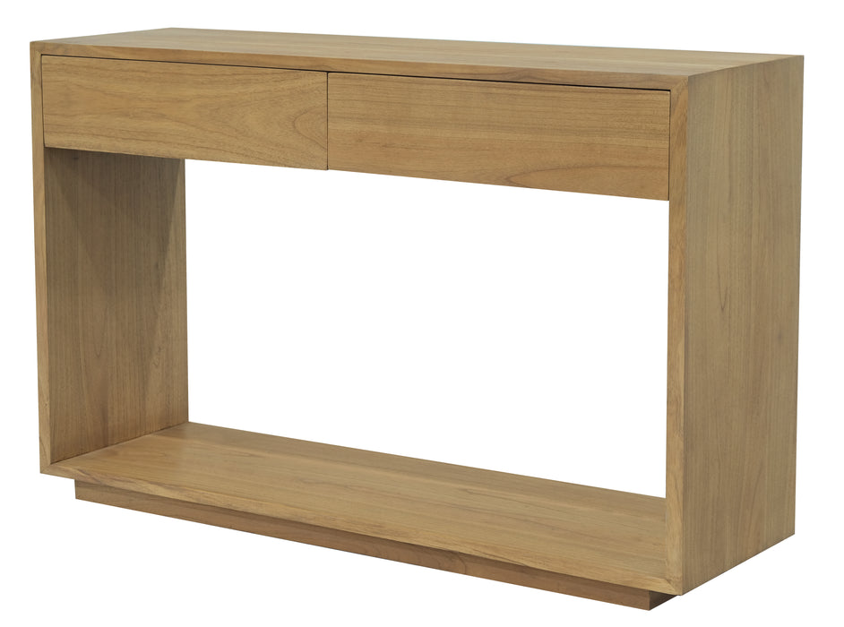 Oscar 2 Drawer Hall Table (Natural)