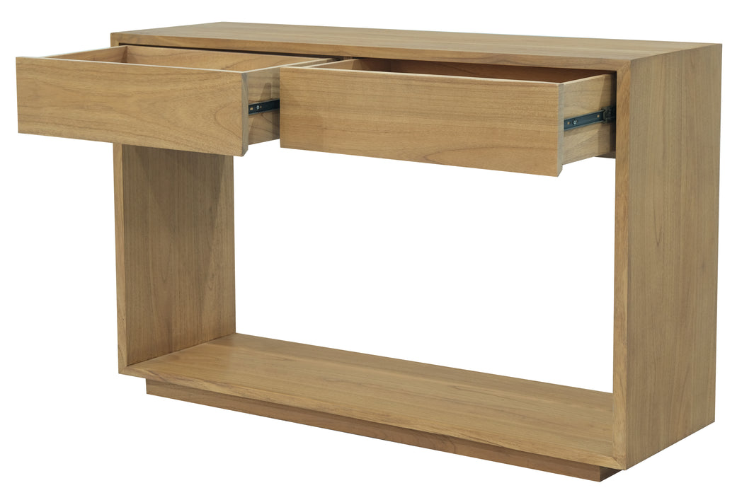 Oscar 2 Drawer Hall Table (Natural)