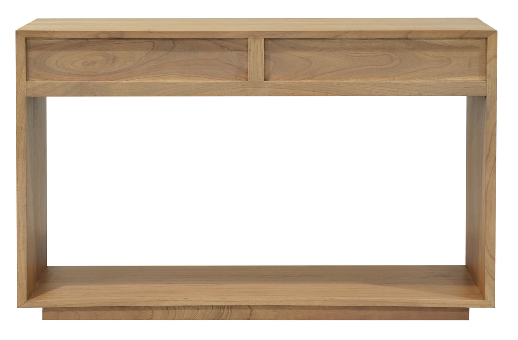 Oscar 2 Drawer Hall Table (Natural)