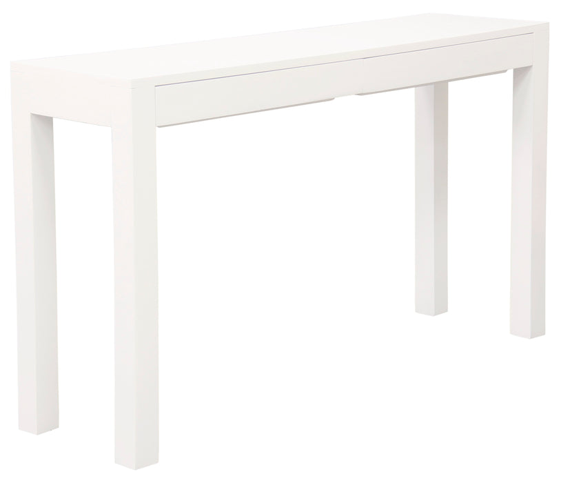 Amsterdam 2 Drawer Sofa Table (White)