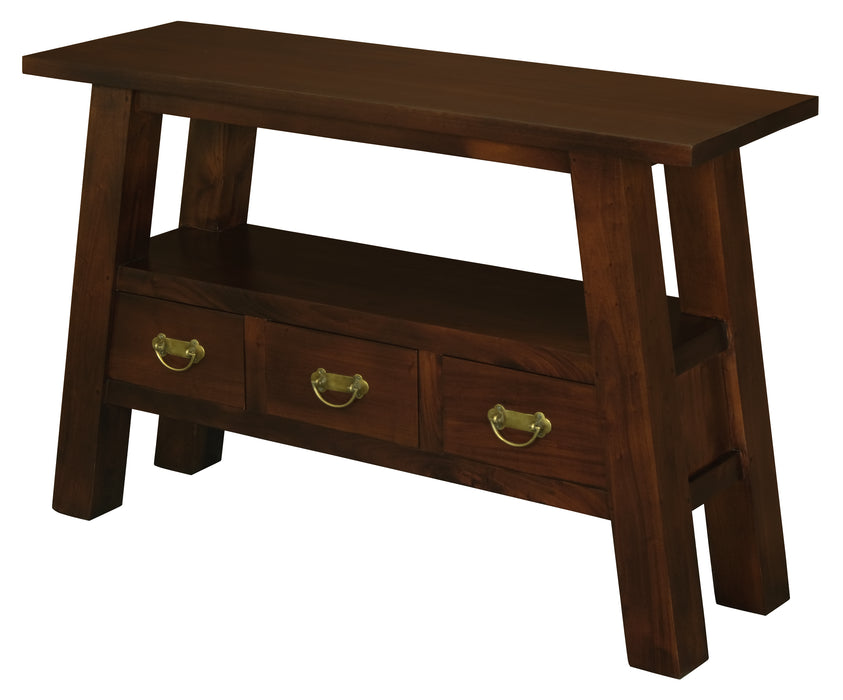 Tokyo 3 Drawer Sofa/Hall Table (Mahogany)