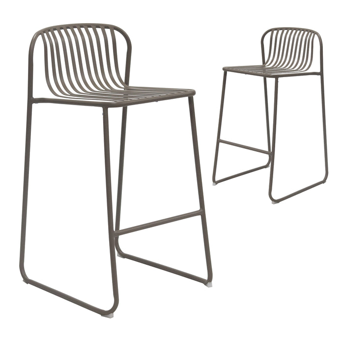 Swanson Bar Chair Cappuccino (Set of 2)