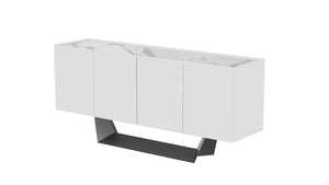 Symphony Buffet Marmo Ceramic/ White MDF