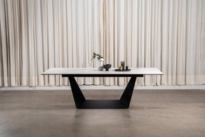 Symphony Fixed Dining Table Marmo Ceramic