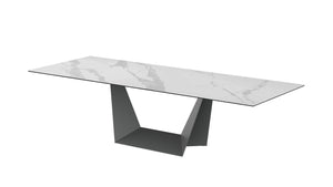 Symphony Extension Dining Table Marmo Ceramic