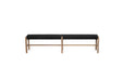 Sabai Woven Bench Seat - Black - Close Weave -2m - Black 200cm Close Weave