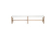Sabai Woven Bench Seat - White - Close Weave -2m - White 200cm Close Weave