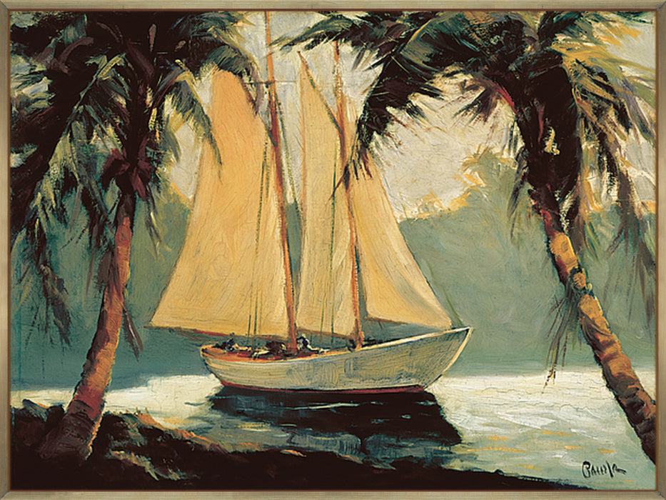 Sailboat, Santa Barbara Wall Art