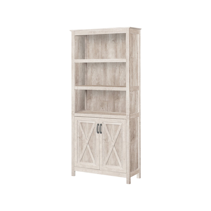 Joanna Bookcase In Washed Grey