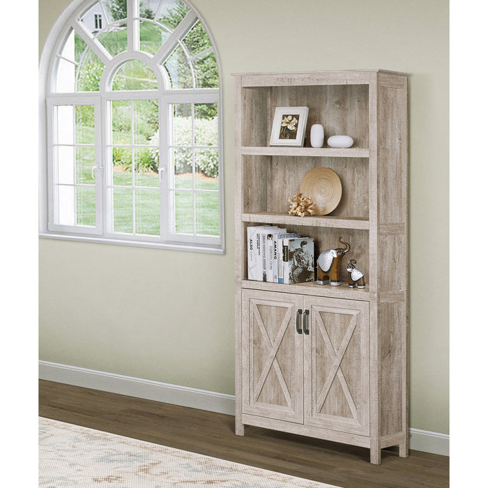 Joanna Bookcase In Washed Grey