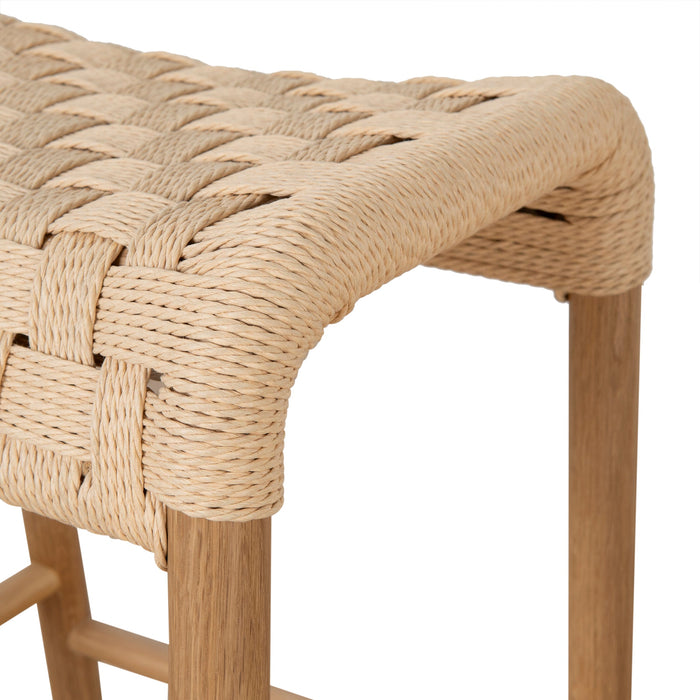 Easton 65cm Bar Stool - Natural