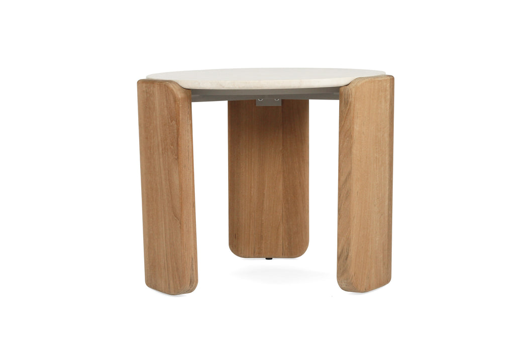 Santiago Side Table - Sand 61cm