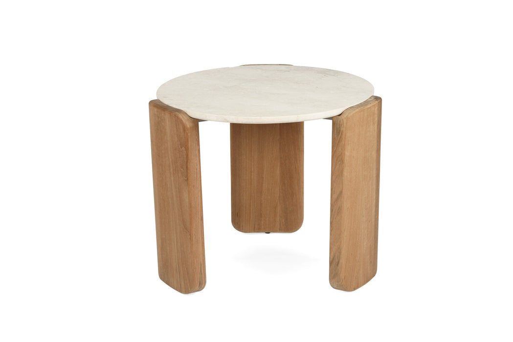 Santiago Side Table - Sand 61cm