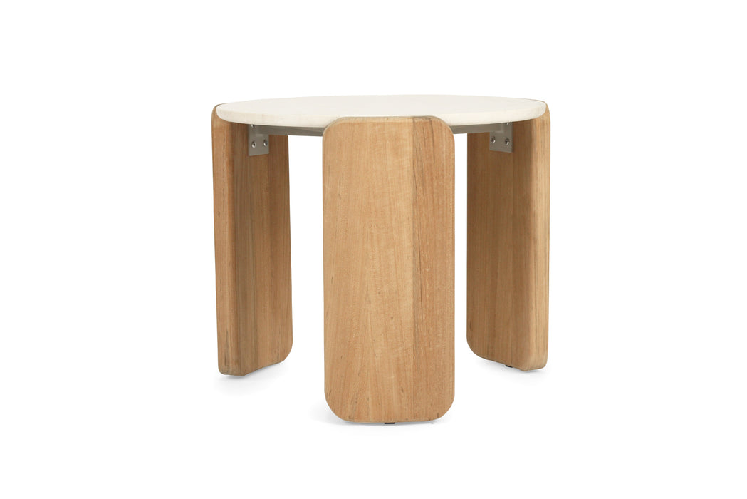 Santiago Side Table - Sand 61cm