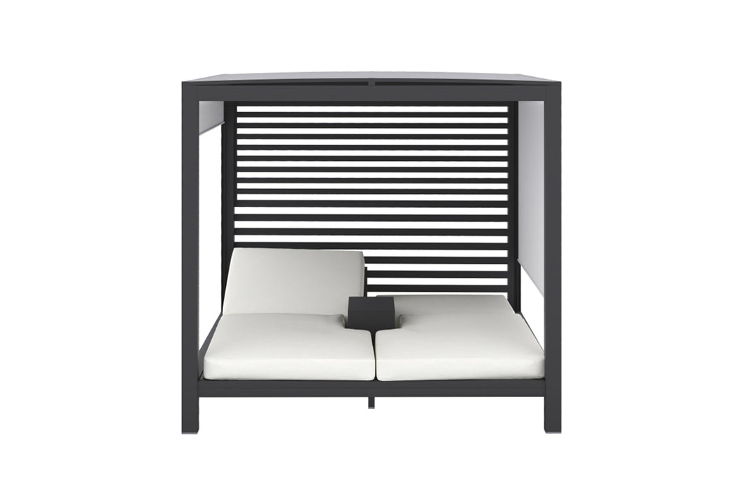 Santorini Double Daybed Villa - Asteroid Black (Charcoal)