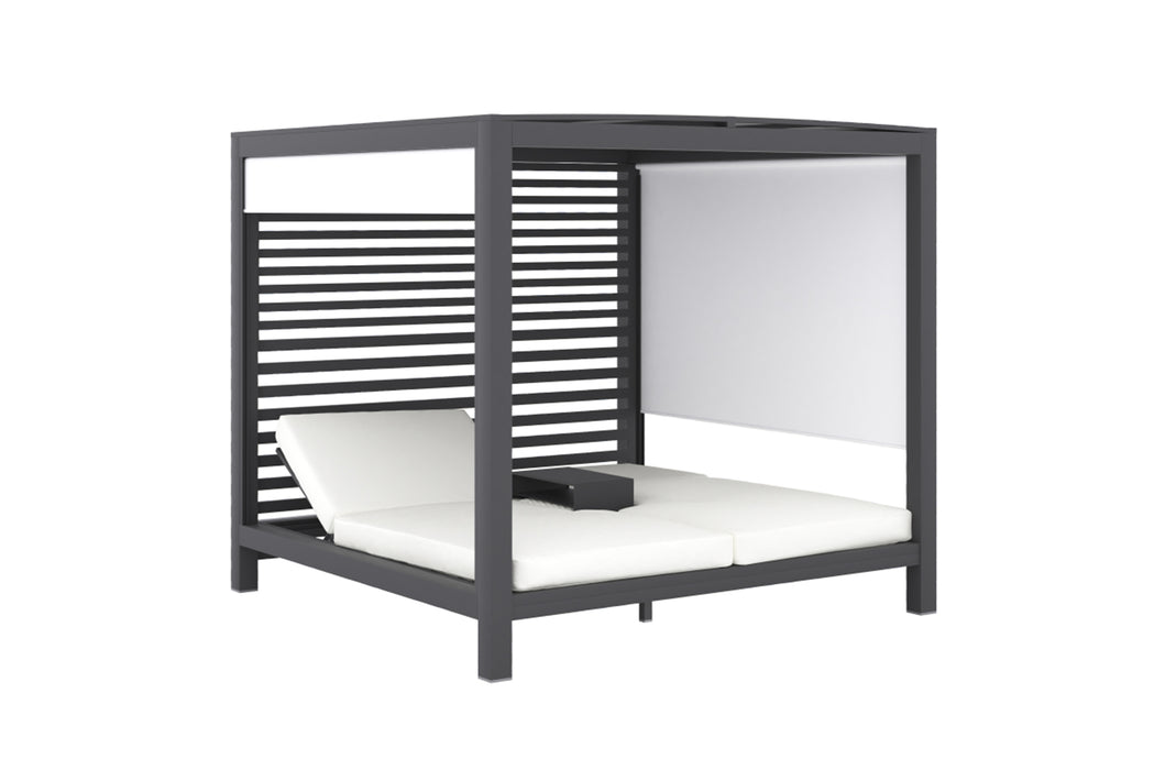 Santorini Double Daybed Villa - Asteroid Black (Charcoal)