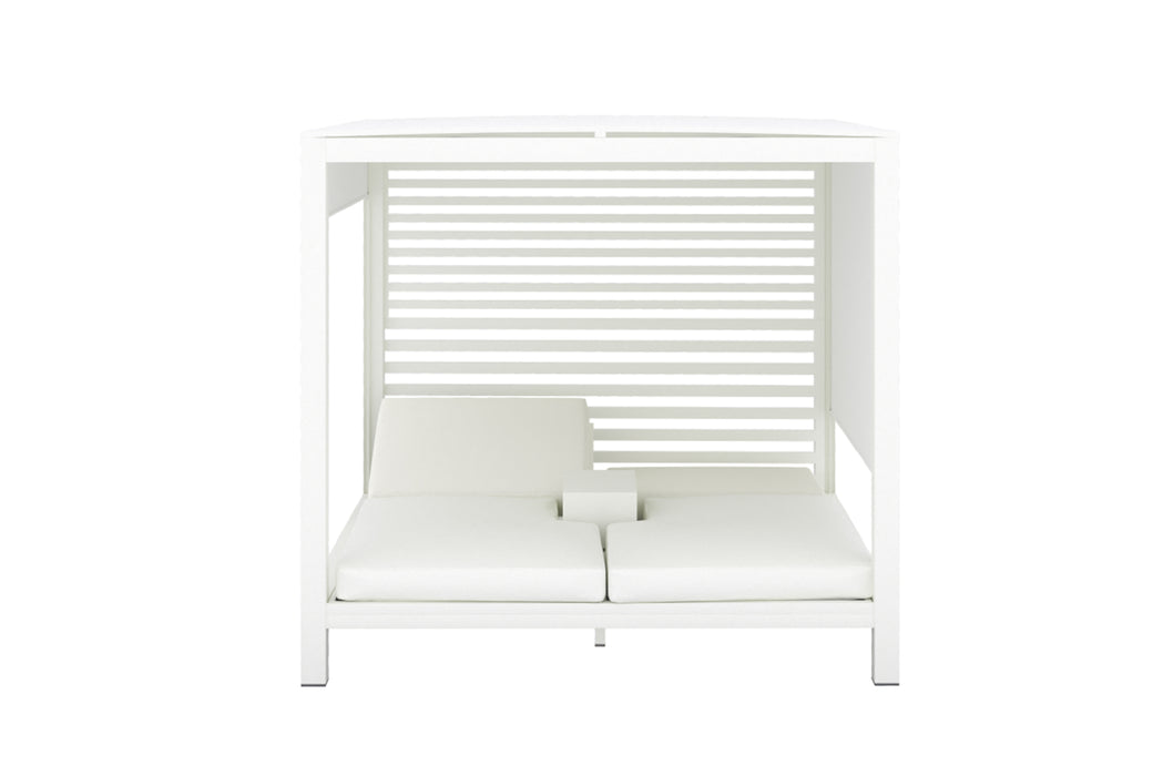 Santorini Double Daybed Villa - Pearl White