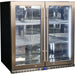 Schmick Quiet Running Front Venting Under Bench Heated Glass 2 Door Bar Fridge (Model: SK245-HD)