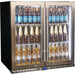 Schmick Quiet Running Front Venting Under Bench Triple Glazed Glass 2 Door Bar Fridge (Model: SK245-SS)