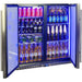 Schmick Stainless Steel Quiet Running 2 Door Bar Fridge With Quality Parts And Quiet Operation (Model: SK245-SD)