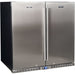 Schmick Stainless Steel Quiet Running 2 Door Bar Fridge With Quality Parts And Quiet Operation (Model: SK245-SD)