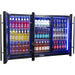 Schmick Black 3 Door Quiet Running Heated Glass Door Bar Fridge (Model: SK386-B-HD)