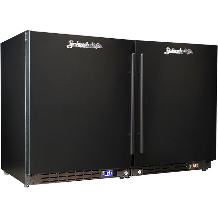 Schmick Under Bench Matching Fridge And Freezer Combination - Quiet Running (Model: BD113-B-COMBO)