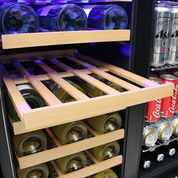 Schmick Under Bench Beer And Wine Dual Zone Bar Fridge (Model: JC165B)