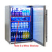 Schmick 304 Stainless Steel Bar Fridge Tropical Rated With Heated Glass and Triple Glazing 1 Door (Model: SK118R-SS)