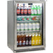 Schmick 304 Stainless Steel Bar Fridge Tropical Rated With Heated Glass and Triple Glazing 1 Door (Model: SK118R-SS)