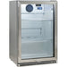 Schmick 304 Stainless Steel Bar Fridge Tropical Rated With Heated Glass and Triple Glazing 1 Door (Model: SK118R-SS)