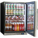 Schmick Quiet Running Front Venting Under Bench Solid Stainless Door Bar Fridge (Model: SK156-SD)