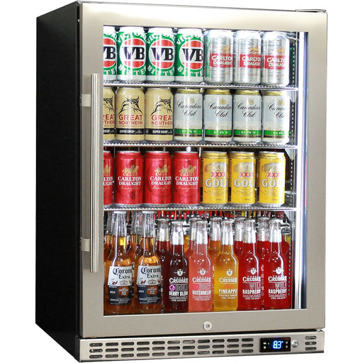 Schmick Quiet Running Front Venting Under Bench Glass Door Bar Fridge Heated Glass - Right Hinged (Model: SK156R-HD)