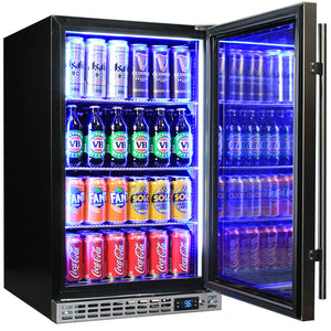 Schmick Quiet Running Front Venting Under Bench Glass Door Bar Fridge Heated Glass (Model: SK126R-HD)