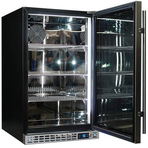 Schmick Quiet Running Front Venting Under Bench Glass Door Bar Fridge Heated Glass (Model: SK126R-HD)