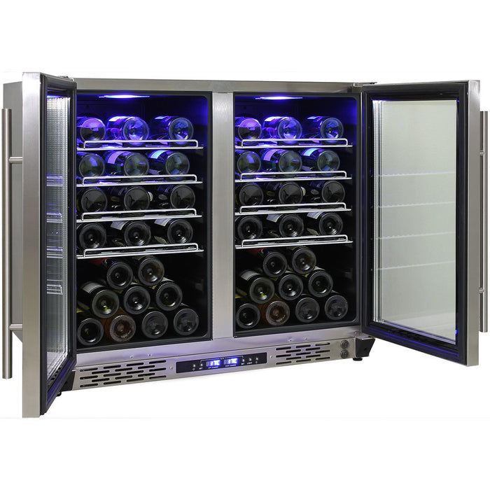 Schmick Twin Zone Alfresco Beer And Wine Bar Fridge (Model: JC190-SS)