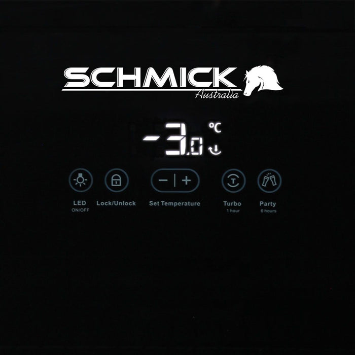 Schmick Alfresco Under Zero Australia's Coldest Beer Party Fridge With Blast Chill Mode (Model: HUS-EX108)