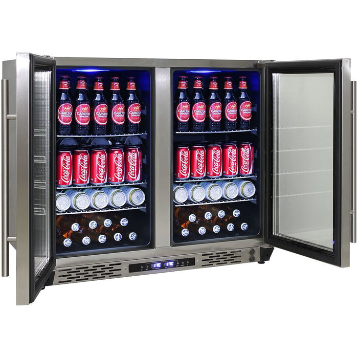 Schmick Twin Zone Alfresco Beer And Wine Bar Fridge (Model: JC190-GG)