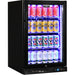Schmick Quiet Running Front Venting Under Bench Heated Glass Door Bar Fridge - Right Hinged (Model: SK116R-B-HD)