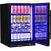 Schmick Quiet Running Front Venting Under Bench Heated Glass Door Bar Fridge - Right Hinged (Model: SK116R-B-HD)